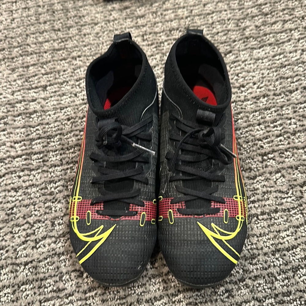 Boys Nike soccer cleats. Worn for one season. Lots of life left in them.